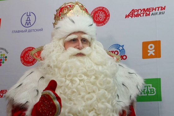 В Омск приехал настоящий Дед Мороз из Устюга