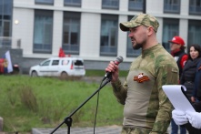 В Омске прошла патриотическая акция «Майский вальс»