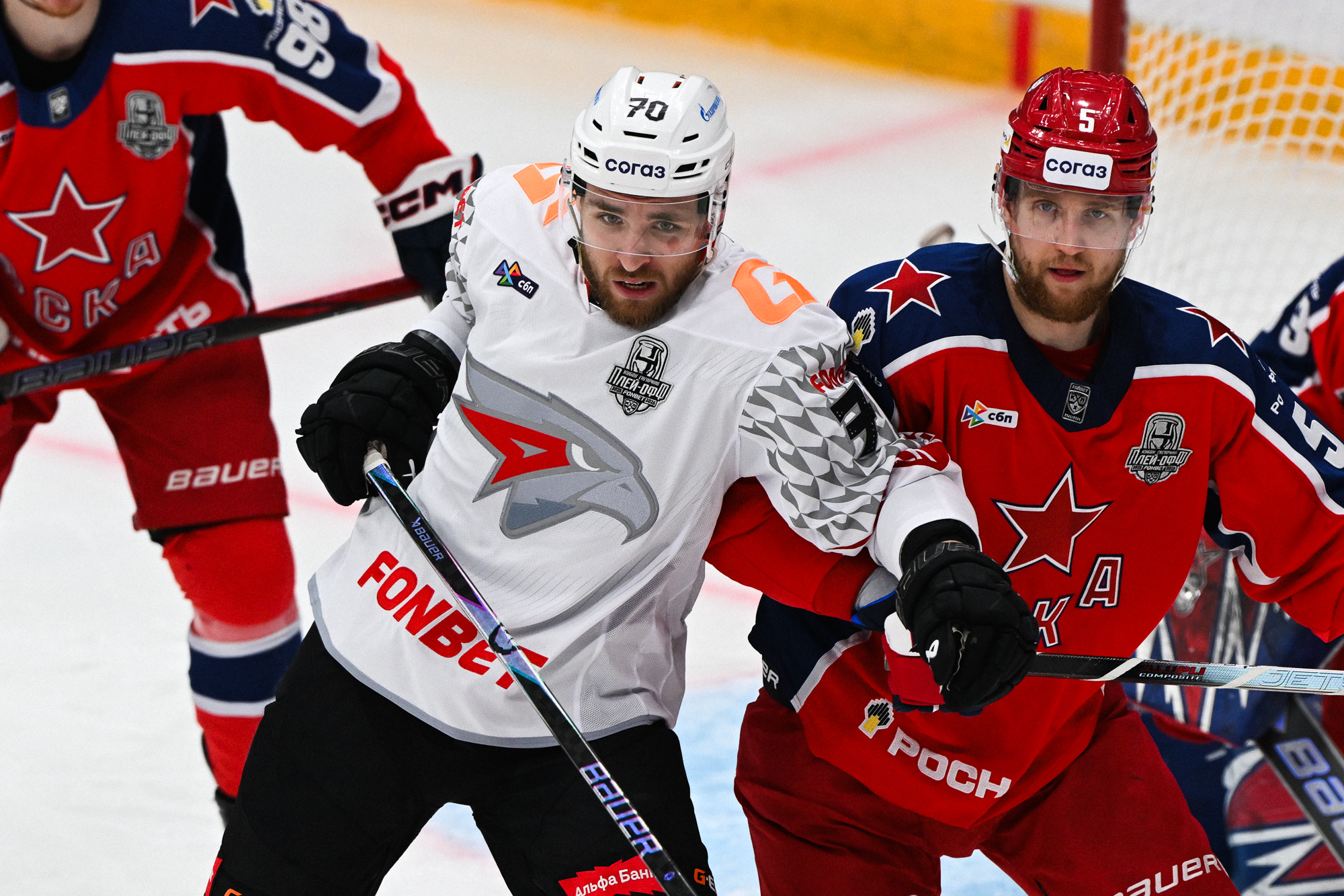 «Авангард» уступил ЦСКА в первом матче четвертьфинала плей-офф