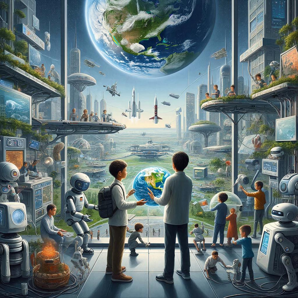 Бессмертие и колонии на Марсе — нейросеть заглянула в будущее на сто лет вперёд