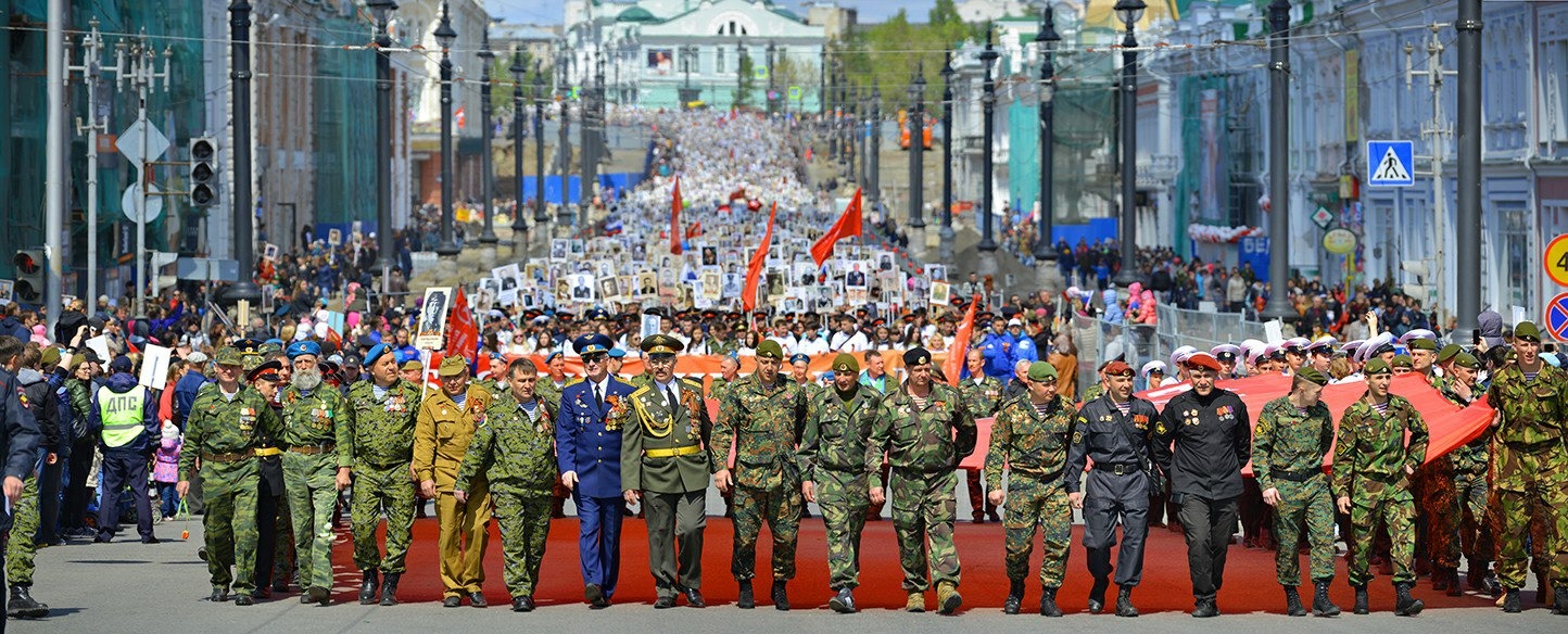 В Омске определили маршрут шествия Бессмертного полка