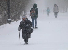 На выходных омичей ожидает теплая погода и большие снегопады