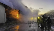 В Омске загорелся ТК «Триумф»