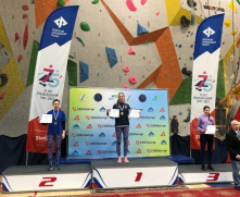 Омичка завоевала второе «золото» на всероссийских соревнованиях по скалолазанию