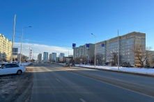 В Омске закончили реконструкцию автодороги по улице Крупской