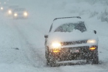 Водителей предупреждают о снегопаде и дожде