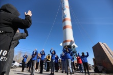 Студотрядовцы вышли на «Космическую зарядку»