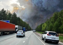 Север области в огненном плену