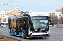 В Омск прибыли 29 новых троллейбусов «Адмирал»
