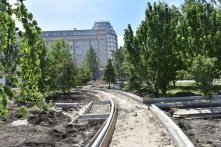 В Омске начали благоустраивать сквер имени Казанника