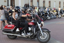 В Омске побывали участники мотопробега «Baltic Rally»