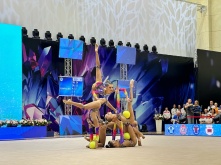 Омские гимнастки завоевали 5 медалей II Игр стран СНГ и международных соревнований «Хрустальная роза»