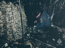 В омском ТЦ произошел пожар 