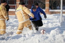 В Омске проходят соревнования добровольцев-спасателей «Крещенский турнир»