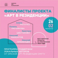 Объявлены финалисты программы поддержки локальных авторов в «Арт в резиденции»