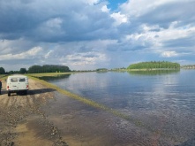 В Омской области уровень воды в реках продолжает снижаться