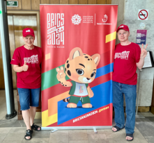 Омские волонтёры приняли участие в Играх БРИКС в Казани