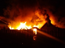 В Омской области сгорели постройки ашрама Бабаджи