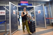 В Омск прилетел первый иностранный художник-участник фестиваля «Омск, ты просто космос!»