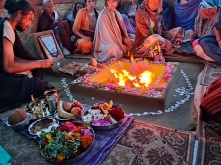 В деревне Окунево снова готовятся к Наваратри 