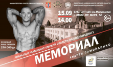 В Омске пройдет открытый чемпионат региона по бодибилдингу «Мемориал Андрея Самойленко»