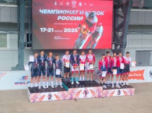Омские велогонщики поднялись на пьедестал национальных стартов в Туле