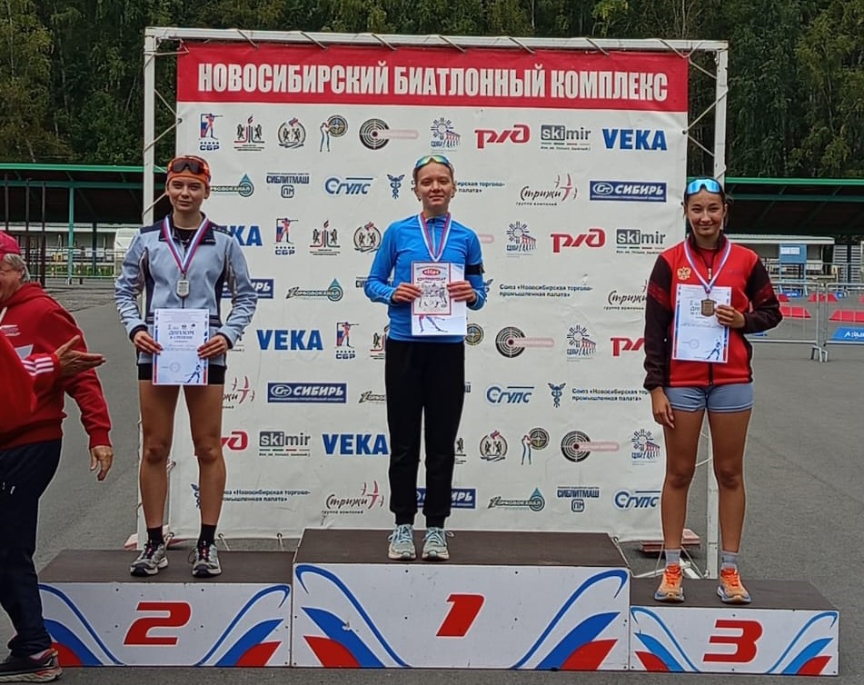 Екатерина Сараева – победительница первенства Сибири по биатлону