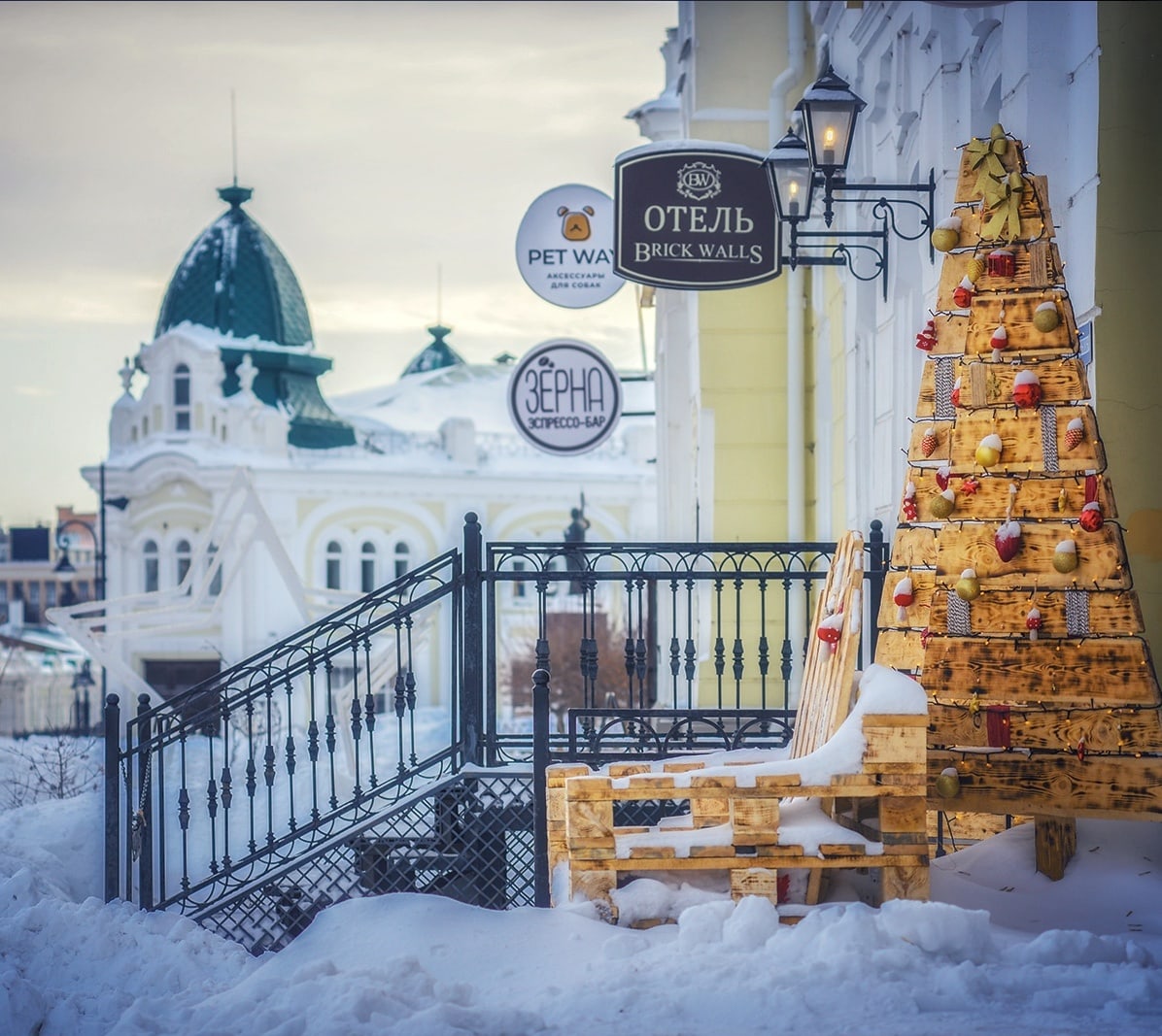 Омский Любинский проспект снова станет пешеходным на Новый год