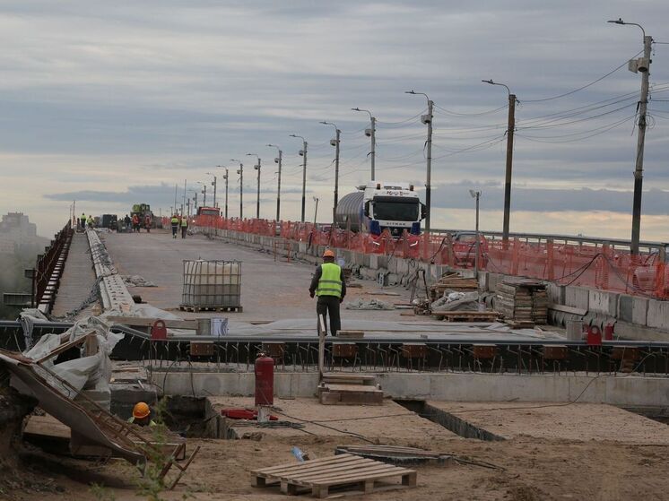 В Омске мост им. 60 летия ВЛКСМ у Телецентра на треть готов после капремонта