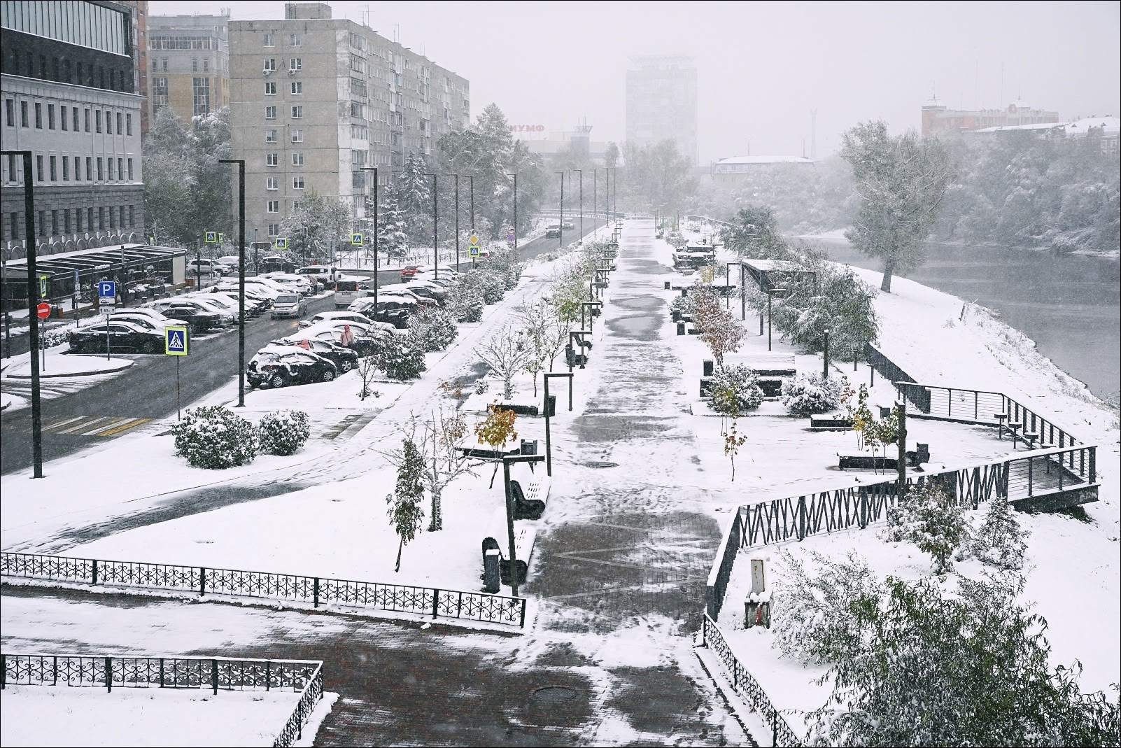Омичам на выходные обещают потепление