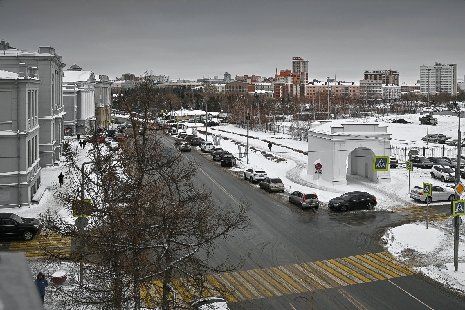 В Омске в новогоднюю ночь перекроют улицу Партизанскую