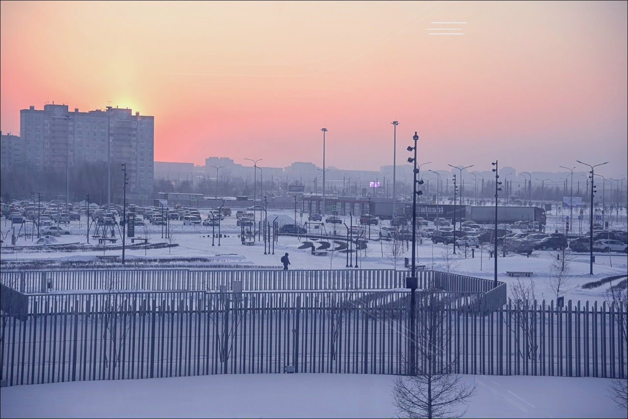 В Омске обещают туманы и гололёд 