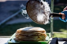 Омск встречает масленицу