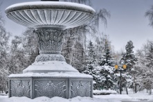 На Омск идёт настоящая зима