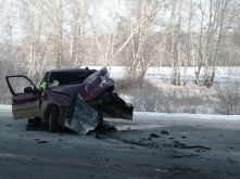 Лобовое столкновение закончилось смертью