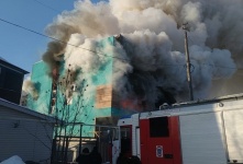 Стали известны подробности крупного пожара в центре Омска