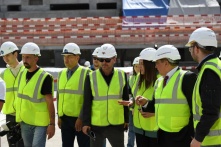 Глава Канадской ТВ-компании побывал в строящейся «Арене»