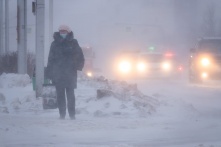 На Омск надвигаются метели со снегом и дождем