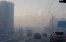 Омск снова накрыло густым смогом