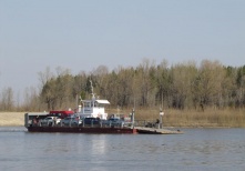 В Омской области начали работу все 9 паромных переправ