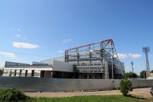 Техническая готовность крытого катка в «Сибирском нефтянике» составляет 84 %