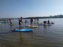 В Омске прошел благотворительный сплав по Иртышу