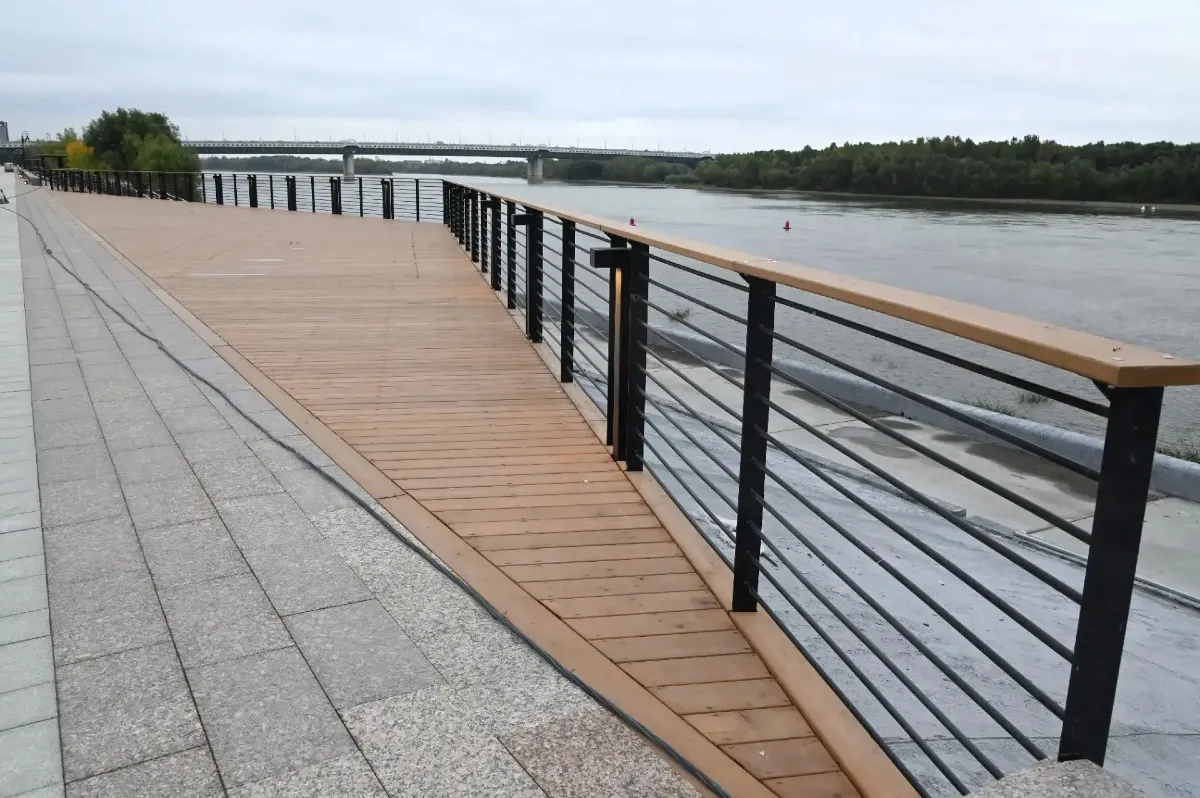 В Омске сегодня откроют набережную Тухачевского