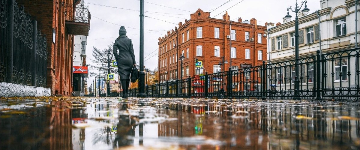 В Омск пришла прохлада и дожди