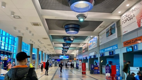 Аэропорт в Омске обслужил почти миллион пассажиров