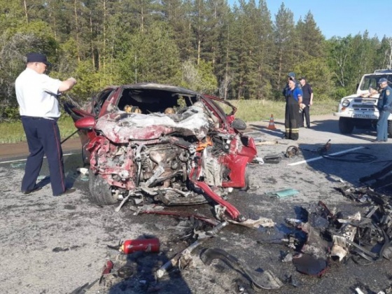 В Омской области погибли 5 человек в страшной аварии