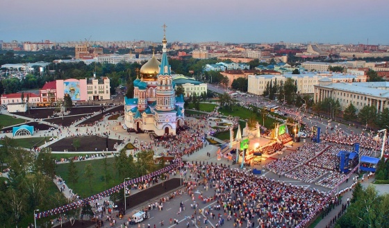 В Омске отмечают день города