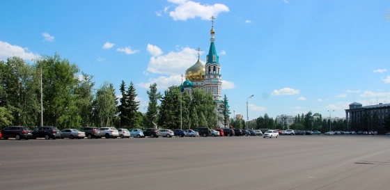 В Омске на все выходные перекроют Соборную площадь