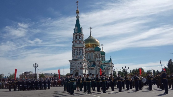 В Омске прошел Парад Победы.