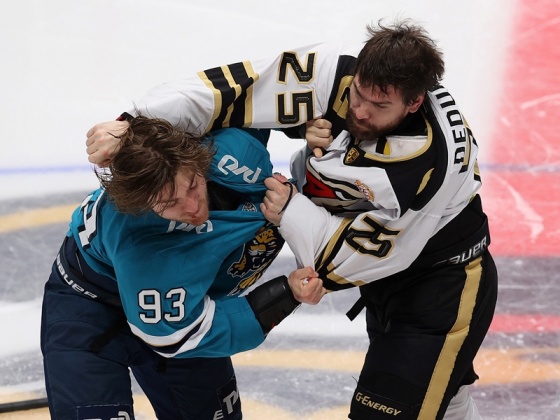 Хоккеисты «Сочи» и «Авангарда» устроили массовую драку на льду